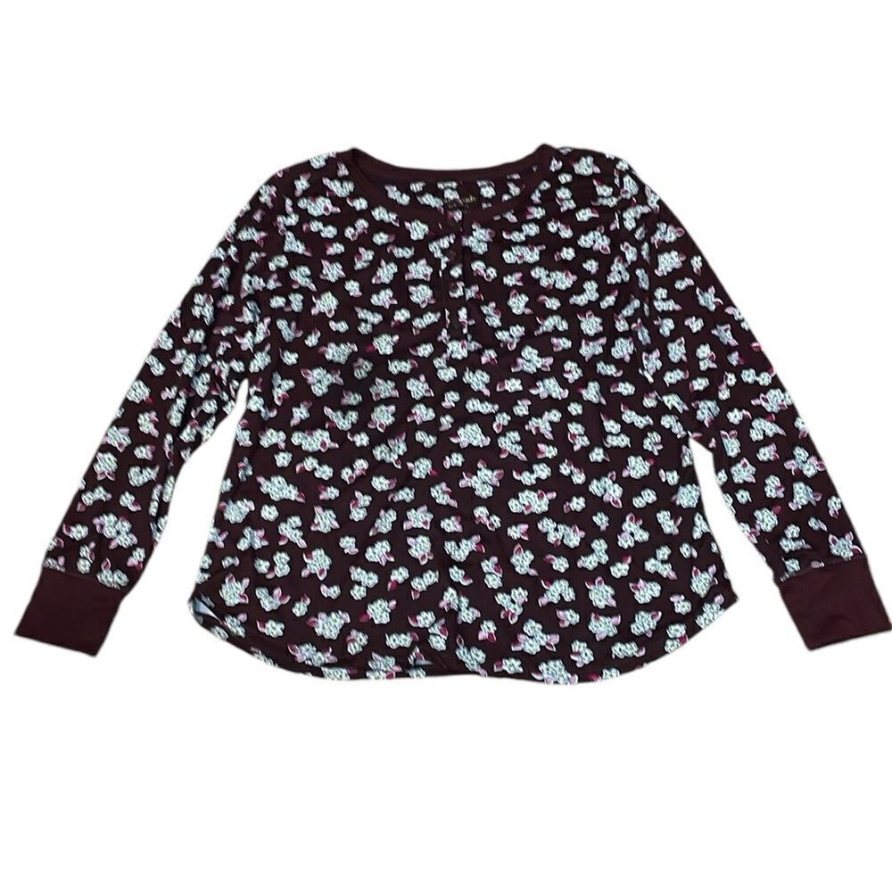 Kate Spade Long Sleeve Shirt, Brown, Medium